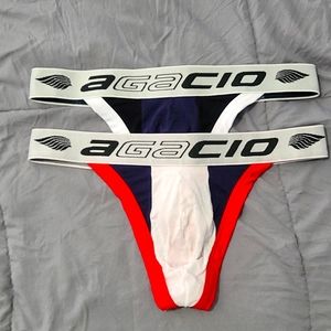 2 agacio thongs